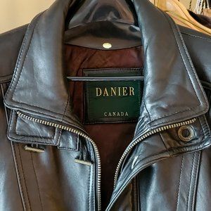 Men's Genuine Danier Leather Bomber Jacket